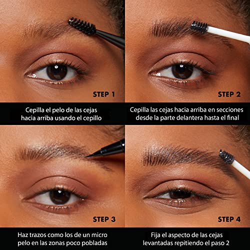 NYX Professional Makeup Fijador de Cejas Larga Duración 16 Horas The Brow Glue, Fórmula Vegana, Gel Transparente