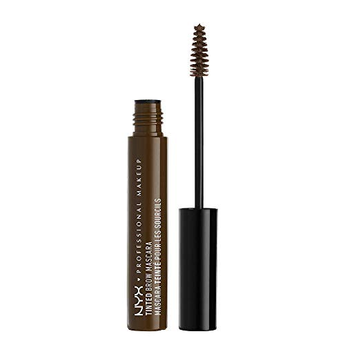 NYX PROFESSIONAL MAKEUP Fijador de Cejas Tinted Brow Mascara, Ultrapigmentado, Fórmula Gel Cremosa para Rellenar Y Dar Forma, Color: Espresso 6.5 Mililitros