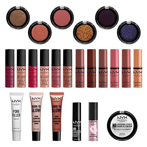 NYX PROFESSIONAL MAKEUP Gimme Super Stars! Calendario De Adviento De Días, 24 Day Holiday Countdown, 24 Unidad