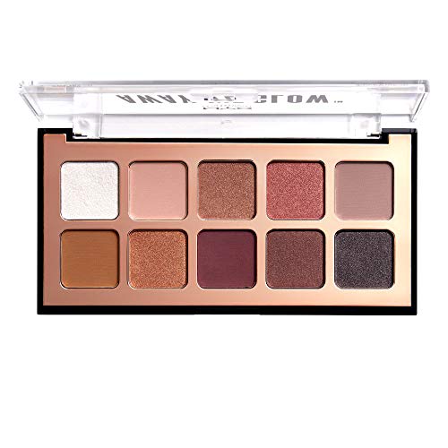 NYX PROFESSIONAL MAKEUP Paleta de Sombras de Ojos Away We Shadow Palette Tono xHooked On Glow Color Multicolor 1, Mujer, Multi, Talla única