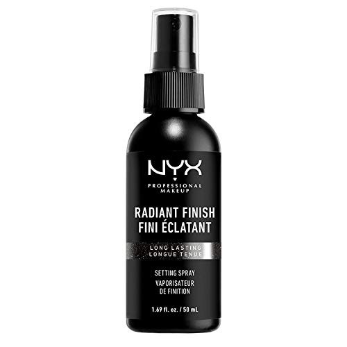 NYX Professional Makeup Spray fijador Makeup Setting Spray, Larga duración, Ligero, Fórmula vegana, Acabado radiante, 50 ml