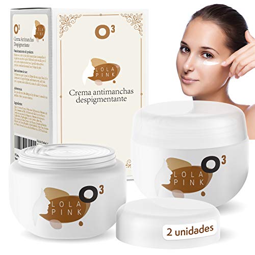 O³ Crema Antimanchas Facial – 2 Unidades x 30 g – Cosmética Anti-Manchas | Despigmentante Facial Para La Cara – Crema Blanqueadora Quita Manchas Facial – Imperfecciones – Marcas De La Piel