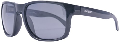 Ocean Sunglasses Blue Moon - Gafas de Sol polarizadas - Montura : Negro Brillante - Lentes : Ahumadas (19202.41)