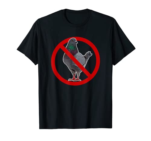 Odio las palomas anti paloma Camiseta