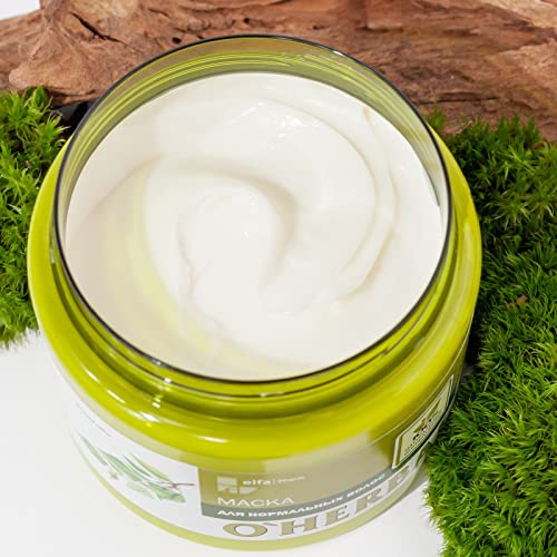 O'Herbal Mascarilla Capilar Para Cabello / Pelo Seco Y Dañado Natural Ecológica Sin Sulfatos Ni Siliconas Profesional Con Extracto De Lino O'Herbal 500Ml 500 ml