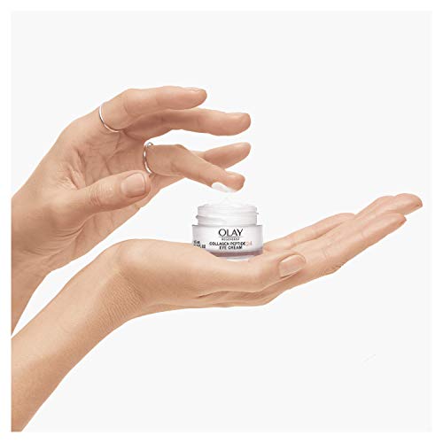 Olay Regenerist Collagen Peptide24 Crema Contorno De Ojos Sin Perfume, Revela Una Piel Fuerte Y Luminosa En 4 Días, Único, Almond