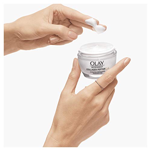 Olay Regenerist Collagen Peptide24 Crema de Día Sin Perfume, Revela Una Piel Fuerte y Luminosa en 14 Días