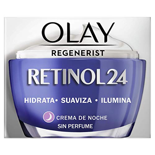 Olay Regenerist Retinol 24 Crema Hidratante De Noche Con Retinol, Sin Fragancia, 50 ml