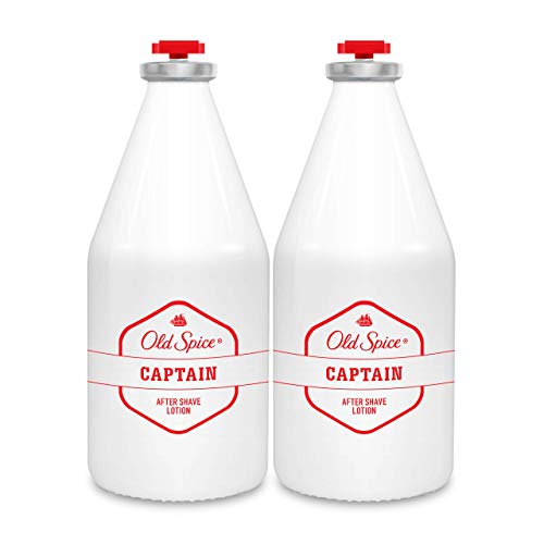 Old Spice Captain Loción Aftershave, PACK x 2, 100 ml