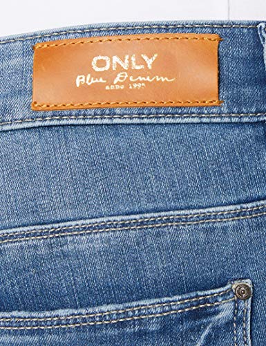 Only Onlcoral SL SK Skinny Fit Jeans Vaqueros, Azul (Medium Blue Denim), 28W/30L para Mujer