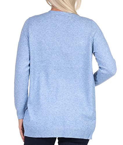 Only Onllesly L/S Open Cardigan Knt Noos Suéter, Allure, L para Mujer