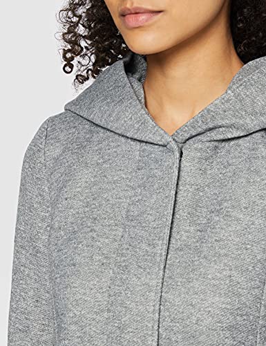 Only Onlsedona Light Coat Otw Noos Chaqueta, Dark Grey Melange, M para Mujer