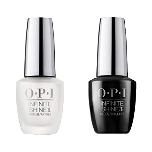 OPI Infinite Shine Set De Primer Y Brillo - 2 Unidades x 15 ml.