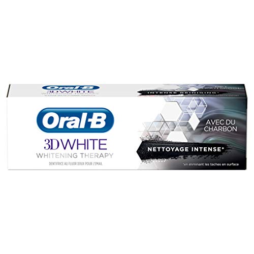 Oral-B Manual 3d White Blanqueamiento Terapia Pasta De Dientes Limpiadora Intensa, Multi, Menta, 75 ml