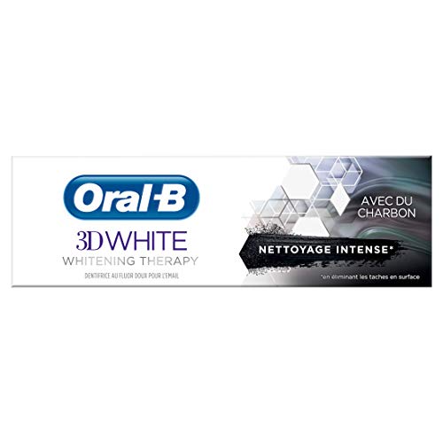 Oral-B Manual 3d White Blanqueamiento Terapia Pasta De Dientes Limpiadora Intensa, Multi, Menta, 75 ml