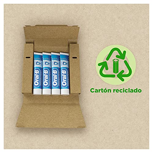 Oral-B Pasta de Dientes, Encías y Esmalte Pro-Expert Protección Profesional (Pack de 4 x 125ml), Limpieza Bucal Completa