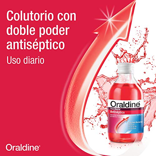 Oraldine Antiséptico, Colutorio De Uso Diario Con Doble Poder Antibacterial, 400 ml