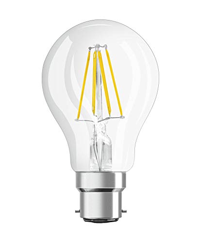 OSRAM LED Retrofit CLASSIC A GLOWdim Bombilla LED , Casquillo E27 , Tunable , 2200…2700 K , 4,50 W , Equivalente a 40W ,claro , Tunable Blanco cálido