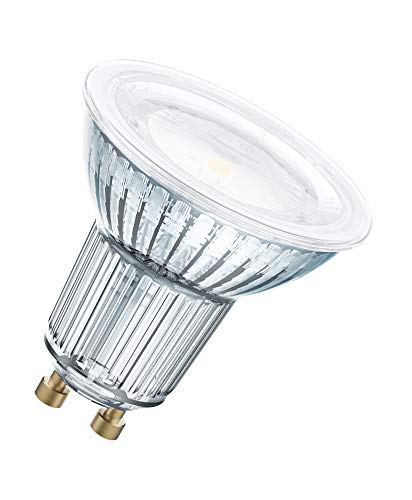 OSRAM LED STAR PAR16 Bombilla LED reflectora , Casquillo GU10 , 4000 K , 6,90 W , Equivalente a 80W , Blanco frío