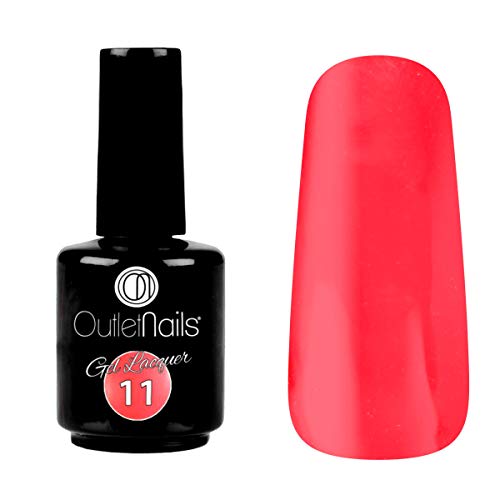 Pack Esmaltes Semipermanentes 5uds de Outlet Nails Gel Lacquer 15ml | Colores Nº 3, 11, 12, 24, 36