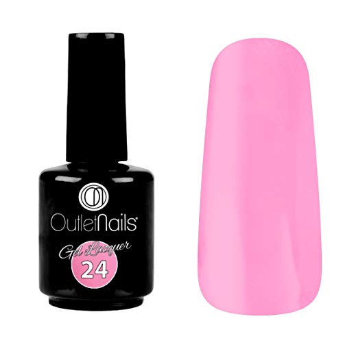 Pack Esmaltes Semipermanentes 5uds de Outlet Nails Gel Lacquer 15ml | Colores Nº 3, 11, 12, 24, 36