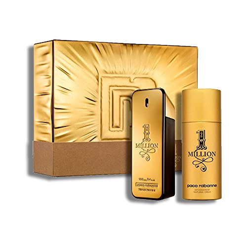 Paco rabanne 1 million eau toilette 100ml+ desodorante spray 150ml + miniatura