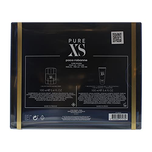 Paco Rabanne Pure Xs Edt 100 + Sg 100 0.2 g