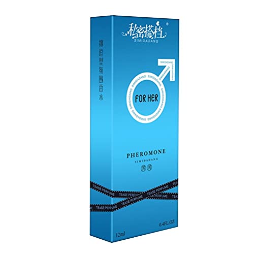 PAIQIU Perfume de feromonas, Fragancia Atractiva de feromonas para Mujeres, Hombres, Perfume romántico, 12 ml