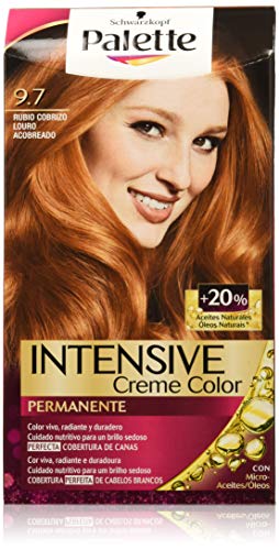 Palette Intense - Tono 9.7 Rubio Cobrizo - 2 uds - Coloración Permanente - Schwarzkopf