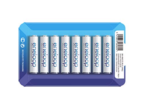 Panasonic Eneloop R03/Aaa 750Mah, 8 Pcs, Paquete deslizante