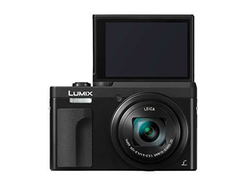 Panasonic Lumix DC-TZ90EG-K Cámara Compacta de 20,3 MP (Super Zoom, 10fps, Objetivo F3.3-F6.4 de 24-720mm, Zoom de 30X, Pantalla Abatible, 4K, Wifi, RAW, HDMI) Negro