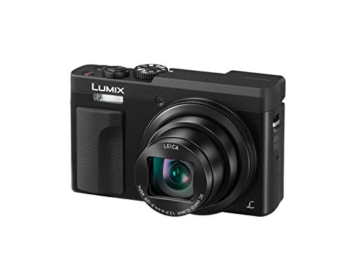 Panasonic Lumix DC-TZ90EG-K Cámara Compacta de 20,3 MP (Super Zoom, 10fps, Objetivo F3.3-F6.4 de 24-720mm, Zoom de 30X, Pantalla Abatible, 4K, Wifi, RAW, HDMI) Negro