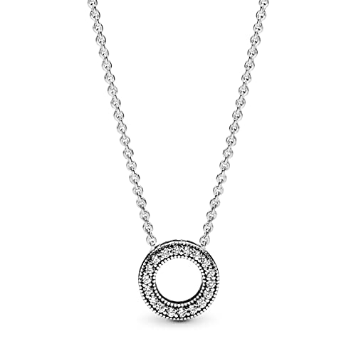 Pandora Collar con colgante Mujer plata - 397436CZ-45