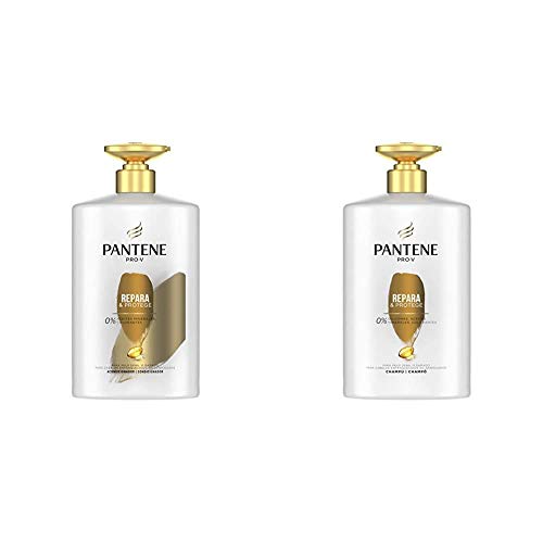 Pantene Pro-V Repara & Protege Acondicionador, Combate al Instante los Signos del Daño, 1000 ml + Pantene Pro-V Repara & Protege Champú, Combate al Instante los Signos del Daño, Negro, 1000 ml