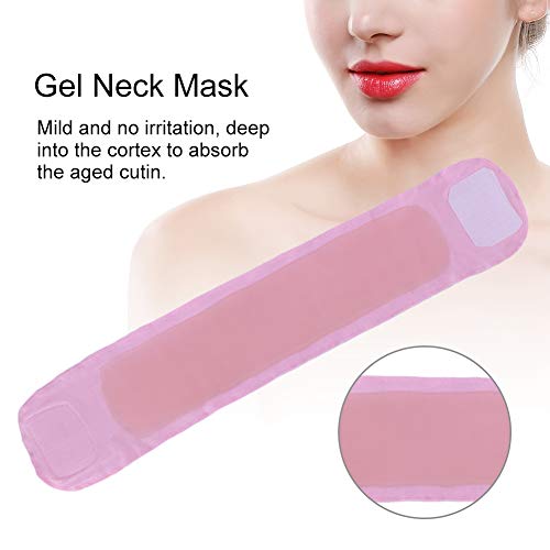 Parche en el cuello - Máscara de cuello de gel para eliminar y prevenir las arrugas reducir las líneas finas, Cuello y mentón lifting antienvejecimiento