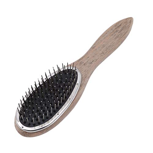 Peine de madera Novedades Cepillos Para El Cabello Plástico Madera Acero Peluca Peine De Dientes Antiestático Para Maniquí Peines Herramientas De Peluquería Gran Oferta