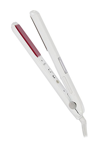 Perfect Beauty Iron Repair - Plancha de pelo profesional de infrarrojos ultrasónica, Restaura cabello dañado, Especial Tratamientos keratina, Ultrasonidos, blanco