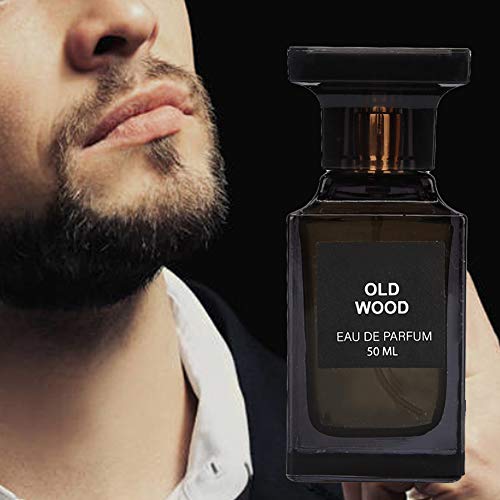 Perfume de ébano para hombres de 50 ml, fragancia natural para hombres, duradera, buena atomización, fragancia para hombres, regalo para San Valentín y Navidad