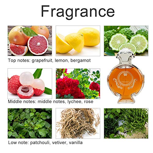 Perfume de mujer de 90 ml, perfume femenino de fragancia ligera de larga duración, Lady Eau Parfum, elegante perfume individual de fragancia natural para niña