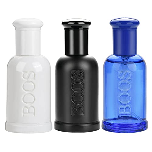 Perfume para Hombre de 50 Ml, Botella de Perfume, Perfume de Colonia, Set de Perfume de Colonia Juego de Regalo Perfume de Larga Duración Perfecto para Tu Padre,(6008-3 caballero confiado blanco)