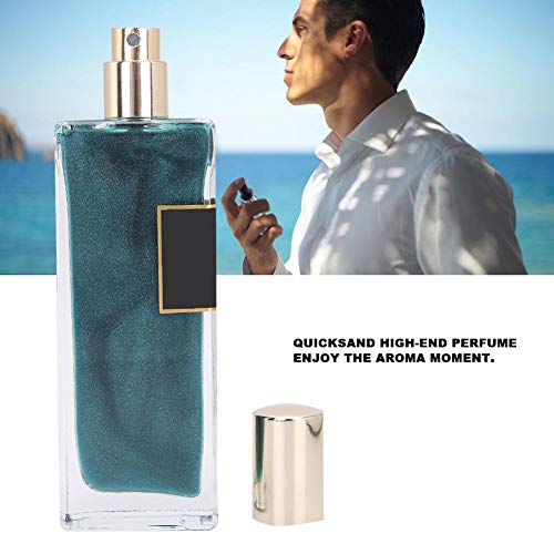 Perfumes hombre, 50ml Quicksand Fragancia de larga duración Spray Perfume Regalo para hombres Fragancia Fresco y elegante, Exquisito empaque Perfume de Colonia Regalo de cumpleaños