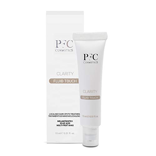 PFC Cosmetics - Crema Facial Clarity Fluid Touch 15ml - Concentrado de Ácido Glicólico que Combate de Forma localizada Zonas de Piel Afectada por una Hiperpigmentación