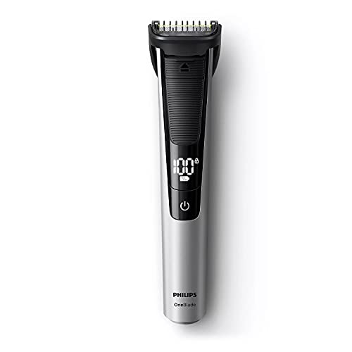 Philips Cara + Cuerpo QP6620/20 - Depiladoras para la barba (0,4 mm, 1 cm, Negro, Cal, Plata, Batería, 90 min, Ión de litio)