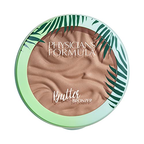 Physicians Formula - Murumuru Butter Bronzer - Bronceador Lligero Ultra-Rico - Fórmula con Manteca de Murumuru, Textura Cremosa y Suave - Incluye Aplicador de Esponja - Regular Bronzer