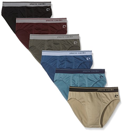 Pierre Cardin Sportman, Pack x 6 Slip Básico Para Hombre, Multicolor 2, M