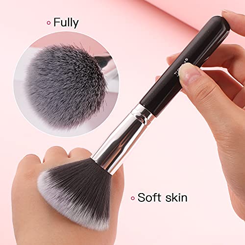 Pinceles de maquillaje, BEILI Juegos de pinceles de maquillaje 30 piezas Cabello natural profesional Premium Kabuki sintético Base Resaltador Sombras de ojos Kits de pinceles de maquillaje