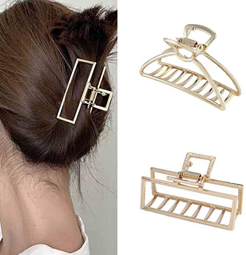 Pinza Pelo Grande, 6 Pcs Pinzas Metal Pelo, Pinzas Para el Pelo Mujer Grandes Pinzas Clip Pelo Mujer para Recoger pelo Mujer para Mujeres Niñas Hebillas de Pelo para Sujetar Pelo