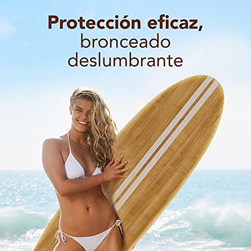 Piz Buin, Protección Solar, Loción Solar Tan & Protect Intensificadora del Bronceado SPF 30 Protección Alta, Bote 150 ml