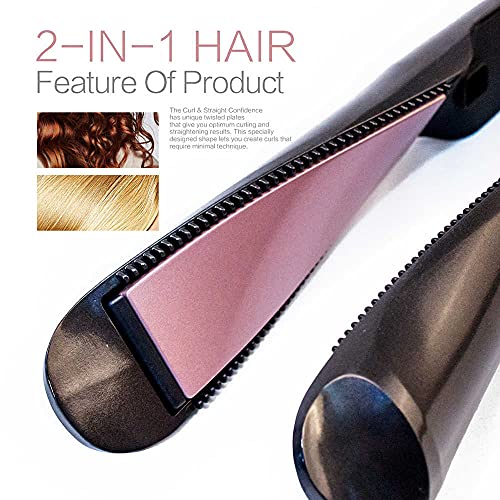 Plancha de Pelo Profesional Alisador Ondulador de Cabello Ondas Peluqueria de Cerámica Tormalina