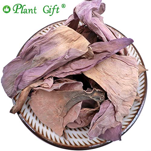 Plant Gift Original Chinese Lotus Flower ( Flor de loto ) Dried Lotus Petals, Pétalos de loto seco, Leaf tea Chinese slimming tea, herbal tea, decrease to lose weight 30g/1.05oz